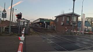 MPV antrim station level crossing co antrim 111124 [upl. by Yruok]