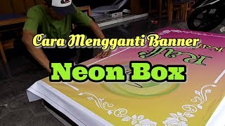 Cara Mengganti Banner Neon Box [upl. by Sema]