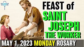 Feast of St Joseph the Worker 💙 MONDAY ROSARY May 1 2023 JOYFUL Mysteries of Rosary 💙 [upl. by Rana]