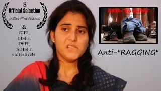 Anti ragging  a short film on college ragging in india  best short film award winning short film [upl. by Isyed]