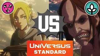 Ymir Jaw Titan Life vs Annie Female Titan Chaos  Universus Attack on Titan Gameplay [upl. by Leon]