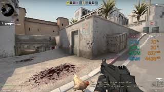 AMD Radeon RX 570  Intel Pentium Gold G5400  CSGO FPS Test Dust 2 Low [upl. by Auqinom]