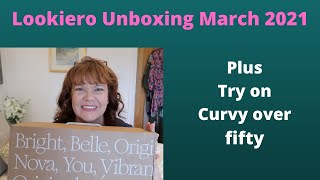 Lookiero Unboxing March 2021 with try on curvy over fifty [upl. by Resay]