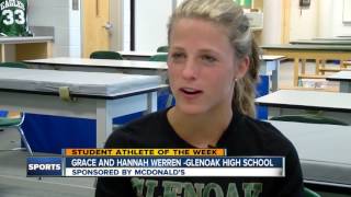 Student Athlete of the Week Grace and Hannah Werren [upl. by Favianus]