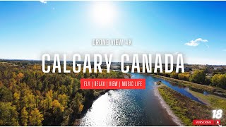 FLYING OVER CANADA 4K UHD  Relaxing Music With Stunning Beautiful Nature 4K Video Ultra HD [upl. by Chuu650]