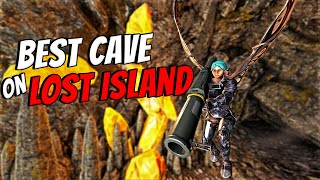 How We CLAIMED The BEST CAVE On LOST ISLAND Day 1  Ark New DLC [upl. by Limay]