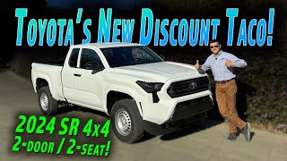 Is Base Best The 2024 Toyota Tacoma SR XtraCab Is The Best Taco Ever [upl. by Ttereve292]