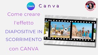 Come creare leffetto DIAPOSITIVE IN SCORRIMENTO con Canva [upl. by Annaoj497]