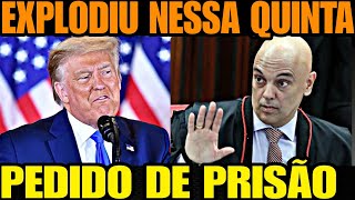 BOMBA PRISÃO FOI DECRETADA APÓS DECISÃO JUDICIAL TRUMP E ELON MUSK ACABARAM DE SOLTAR BOMBA GIGAN [upl. by Susej]