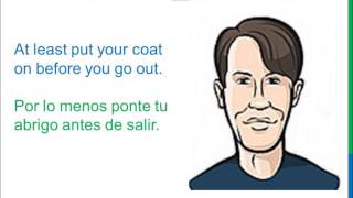 Dialogue 15  Inglés Spanish  Its cold Weather vocabulary  Hace frío [upl. by Barbur]