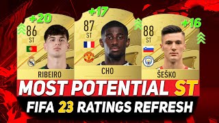 FIFA 23 WONDERKIDS 👶 ✸ BEST YOUNG STRIKERS ON CAREER MODE ftRIBEIROŠEŠKOCHOetc [upl. by Vaientina]