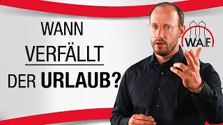 Verfällt der Urlaub nach einem Jahr Krankheit in der Wiedereingliederung  Betriebsrat Video [upl. by Suryt69]