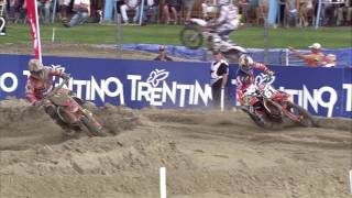 Jeffrey Herlings amp Jorge Prado epic battle MXGP of The Netherlands 2016  motocross [upl. by Reinaldos716]