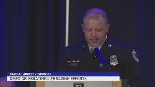 Des Moines Fire Department celebrating lifesaving efforts over past year [upl. by Jolynn]