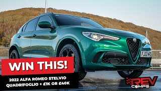 WIN THIS 2022 ALFA ROMEO STELVIO QUADRIFOGLIO  £1K OR £40K [upl. by Claybourne714]