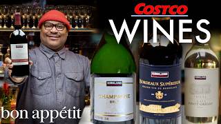 Sommelier Tries Every Costco Wine  World Of Wine  Bon Appétit [upl. by Hanid]