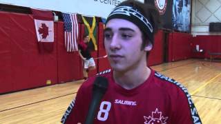 Mens WFCQ 2016  CAN vs JAM Postgame interview Felix Robillard CAN [upl. by Norad356]