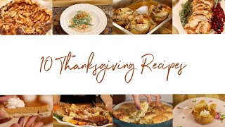 10 DeliciousThanksgiving Recipes [upl. by Soloma154]