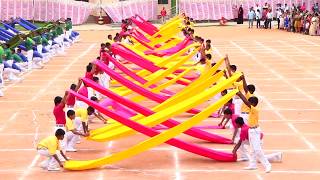 Saree drill  sports day celebration [upl. by Call336]