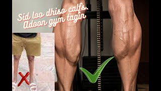 Lugaha sida loo dhiso Calves GYM ama GYM Laaan [upl. by Zsa Zsa]