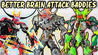 REIMAGINED LEGO Hero Factory Brain Attack Villains  Awesome MOCs [upl. by Omland909]