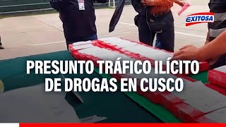 🔴🔵Cusco ¡Duro golpe Detienen a conductor por presunto tráfico ilícito de drogas [upl. by Corbin]