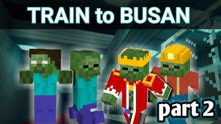 Mine Craft PE Train to Busan part 2 meet hypebeast [upl. by Prima16]