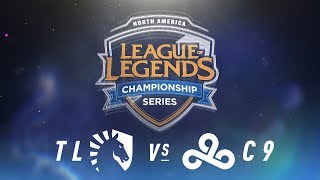 TL vs C9  Week 4 Day 1  NA LCS Spring Split  Team Liquid vs Cloud9 2018 [upl. by Noivert852]