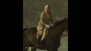 The Queen rides a horse at the age of 68 in 1994 royalfamily queenelizabeth queenelizabethii [upl. by Ahsieki]