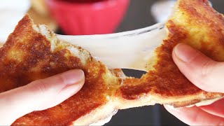 Italian Mozzarella in Carrozza Sandwich  How Tasty Channel [upl. by Lesak]