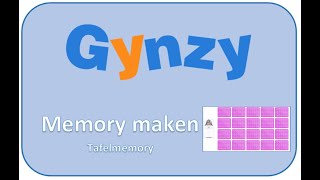 Gynzy  Memory maken Tafelmemory [upl. by Nomad874]