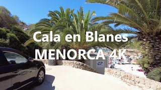 Menorca Walk  4K Walk  Cala en Blanes Los Delfines [upl. by Averat]