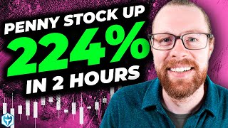 Penny Stock Goes Up 225 in 2 Hours [upl. by Kral385]