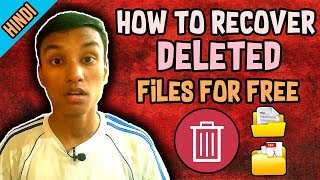 How to Recover  Restore Permanently Deleted files in Windows 7810  Tutorial in  Hindi [upl. by Susie]