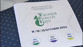 Da oggi i Taranto Biotech Days con esperti internazionali di biotecnologie [upl. by Erdnassac]