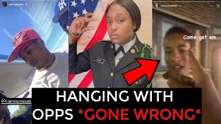 O Block Member Caught Hanging With Tyquan World Lil Reese Reacts to ROTC Student [upl. by Derfniw]