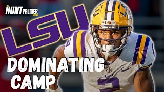 Kyren Lacy DOMINATING Fall Camp  Sage Ryan Not Looking Good At Cornerback  LSU Football Update [upl. by Stevens]