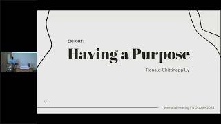 Sunday Exhort Having a Purpose by Ronald [upl. by Akeihsat133]