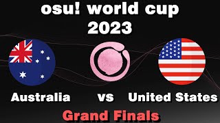 osu world cup 2023 Australia vs United States Grand Finals losers bracket [upl. by Nils]