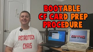 RetroTutorial Preparing a Bootable CF Card for a Retro Install DOS Win95 etc Using A Modern PC [upl. by Saturday]