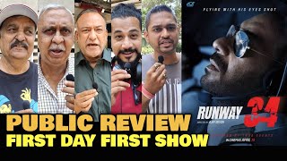 Runway 34 Movie PUBLIC REVIEW  First Day First Show  Ajay Devgn Amitabh Bachchan Rakul Preet [upl. by Eidob]