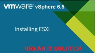 How To Install VMWARE ESXI 65 Step By Step  VMware Hypervisor Install [upl. by Seek]