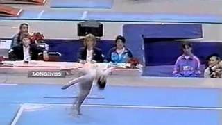 Lilia Podkopayeva  1994 World Cup  Floor Exercise [upl. by Ludlow]