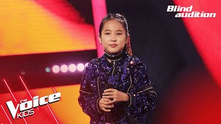 EnkhkhuslenA  quotMargaashiin Nar Luu Khamt Aylakh Uuquot  Blind Audition  Voice Kids Mongolia 2024 [upl. by Aelanej744]