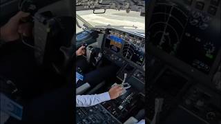 Pilot Announcement Before Landing✈😍  Landing Cockpit View pilot aviation airplanelanding shorts [upl. by Bruyn]