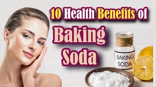 Top 10 Benefits of Baking Soda for Health Beauty and Cleaning [upl. by Hairakcaz]