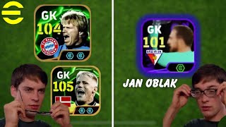 🔵 101 Rated  Jan Oblak Best Potw Boosted Keeper  Efootball 25 [upl. by Nashom914]