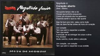 Negritude Jr  Coração aberto 1992 [upl. by Ayamat]