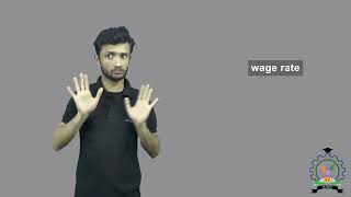 quotWage Ratequot  Indian Sign Language ISL  How to Sign [upl. by Mareld690]