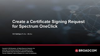 Create a Certificate Signing Request for Spectrum OneClick [upl. by Lzeil499]